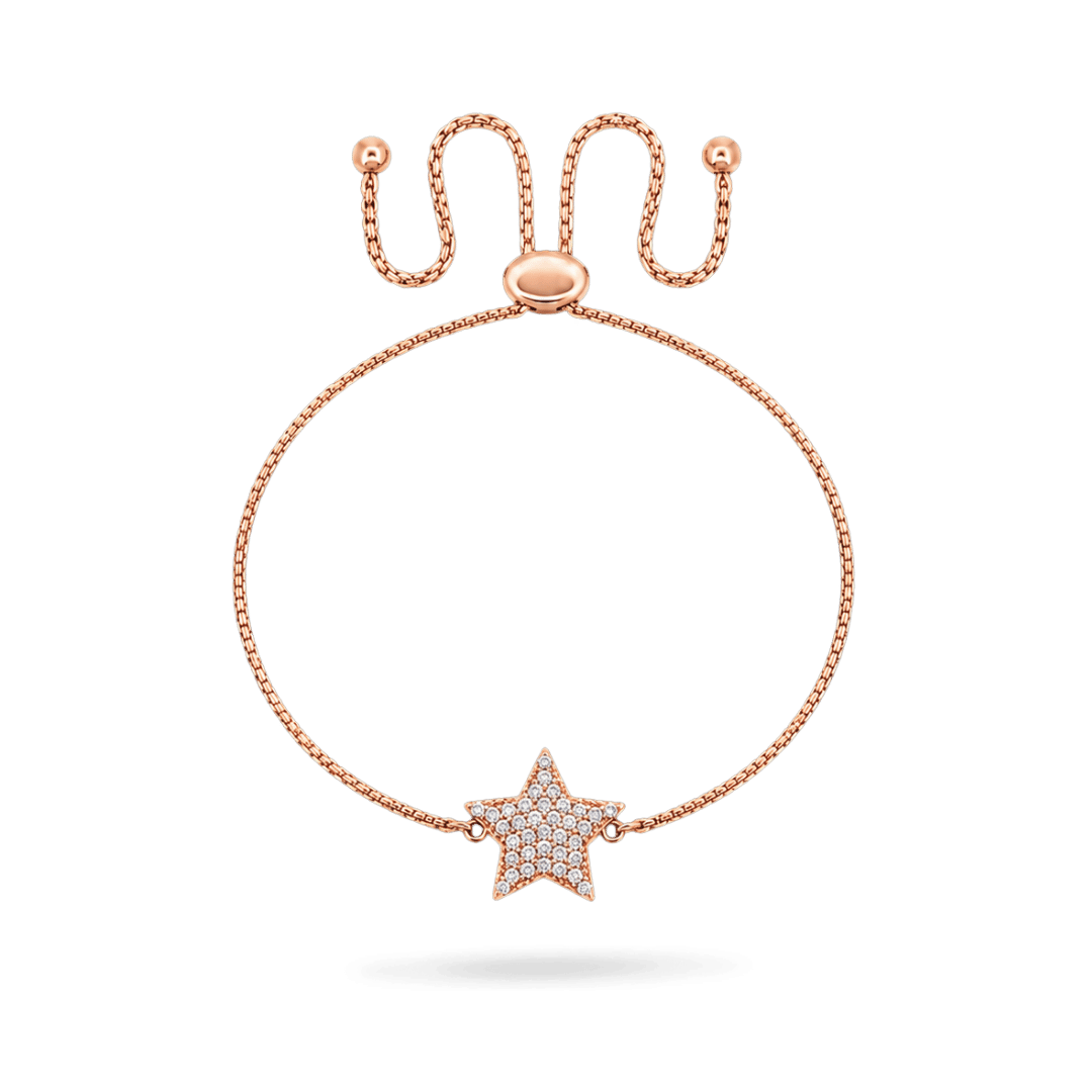 14K Star Diamond Bracelet (Sample Sale) Bracelets IceLink-SVN