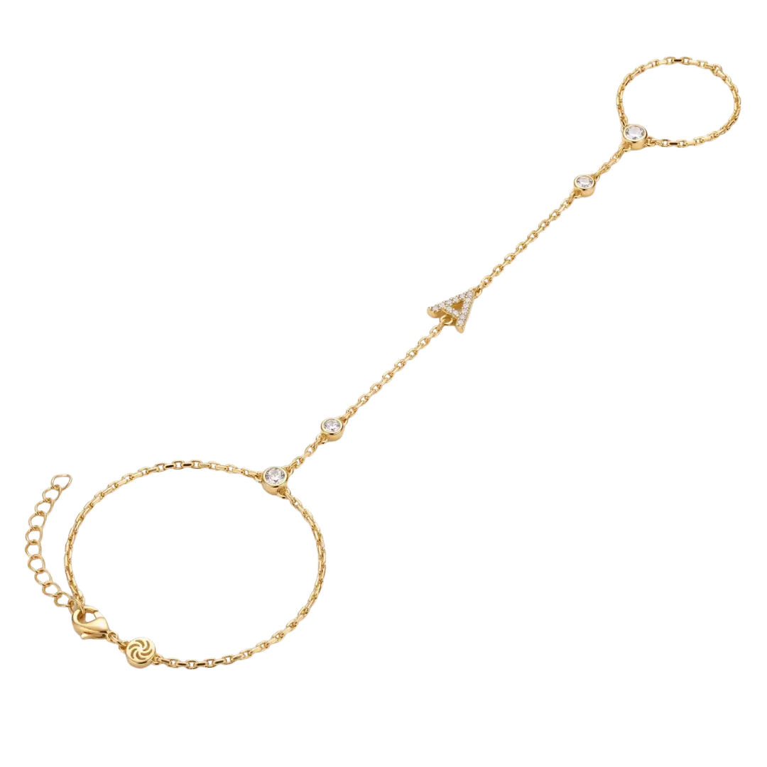 'True You' Initial Hand Chain Hand Chain IceLink-ATL A
