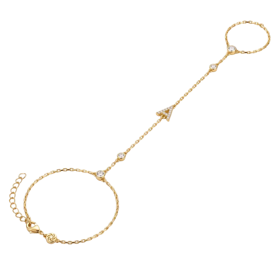 'True You' Initial Hand Chain Hand Chain IceLink-ATL A