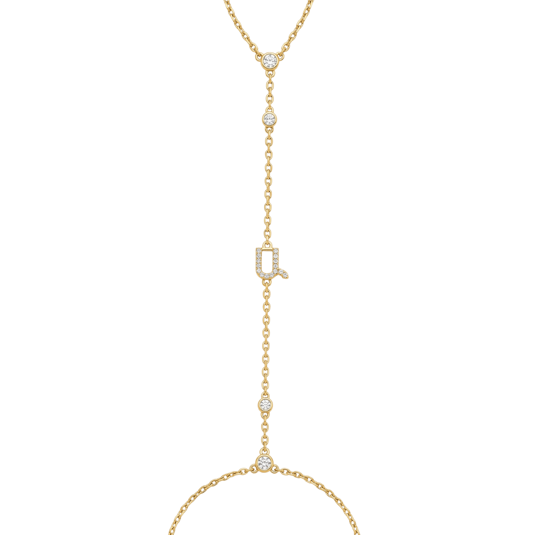 Armenian Initial Hand Chain Hand Chain IceLink-ATL