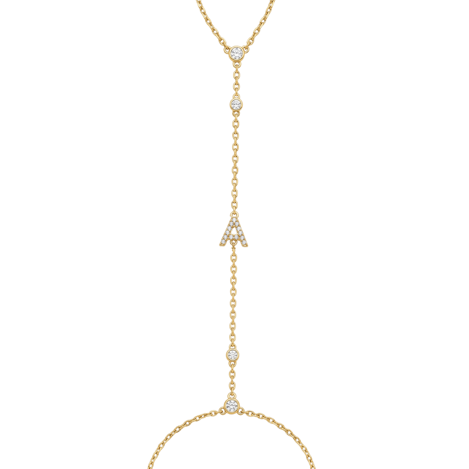 'True You' Initial Hand Chain Bracelet Hand Chain IceLink-ATL