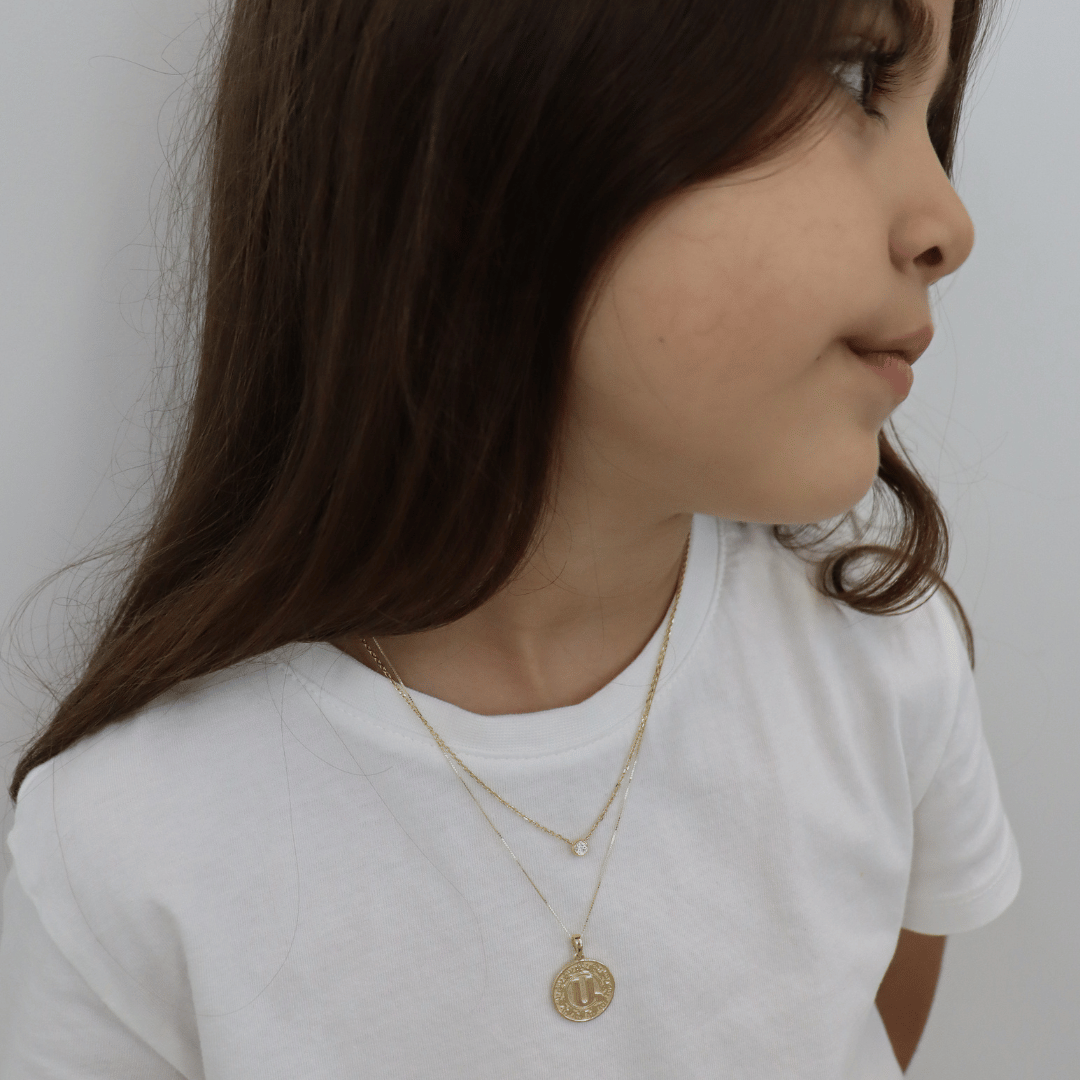 Coin 2025 necklace initial