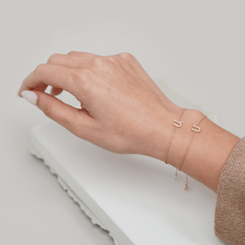 Personalized Simple Tiny Initial Bracelets Dainty Gold Silver Letter Dainty  Bracelet Minimal Friendship Jewelry For Couple Women Girls 395 From  Beijingshanhu, $1.22 | DHgate.Com
