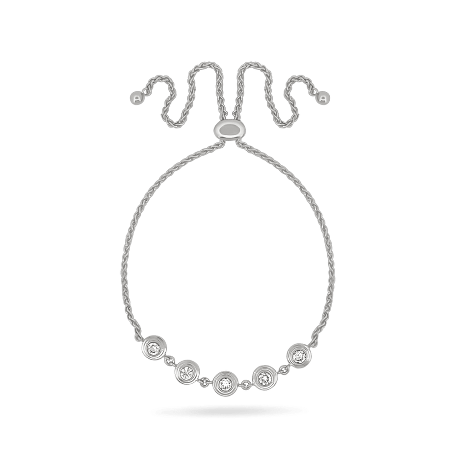 14K Lyla Diamond Tennis Bracelet IceLink-SVN 14K White Gold