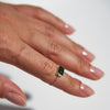 14K Emerald Chain Ring Rings IceLink-CAL   