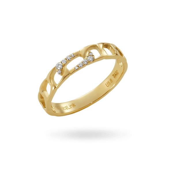 14K Frankie Ring - IceLink