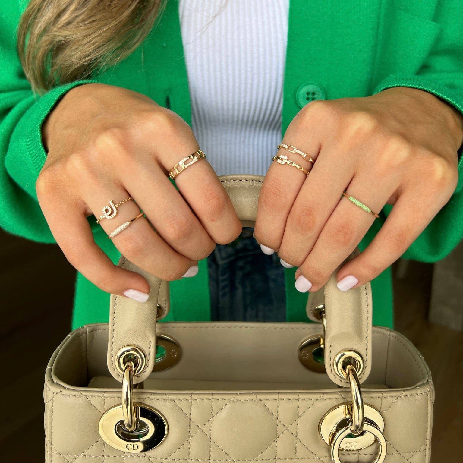 14K Gia Ring Rings IceLink-SVN