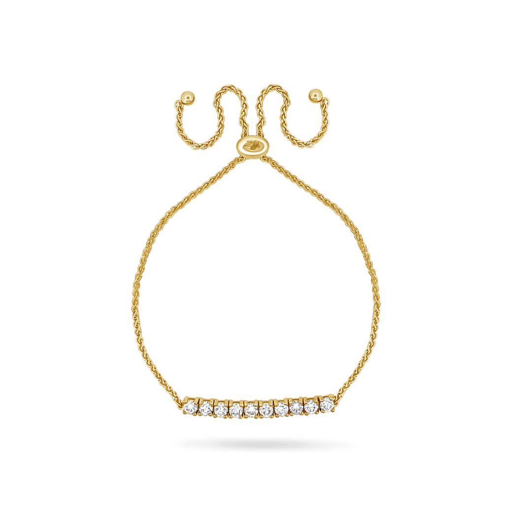 14K Layla Diamond Tennis Bracelet Bracelets IceLink-CAL 14K Gold  