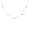 14K Nova Diamond Necklace Necklaces IceLink-CAL 14K White Gold  