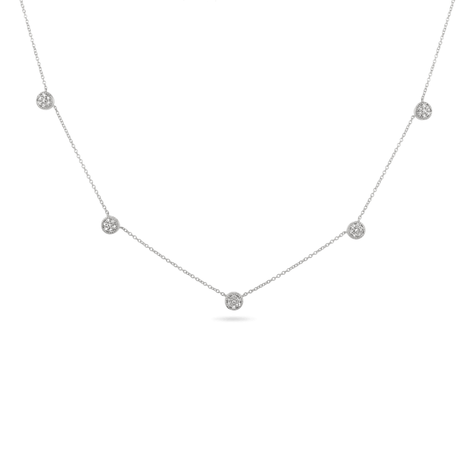 14K Nova Diamond Necklace Necklaces IceLink-SVN 14K Gold