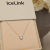 14K Pearl Heart Diamond Necklace Necklaces IceLink-CAL   
