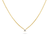 14K Princess Diamond Necklace Necklaces IceLink-CAL 14K Gold  
