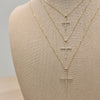 14K Round Diamond Cross Pendant Necklaces IceLink-CAL   
