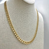 14K Gold Figaro Chain 7.9mm Necklaces IceLink-CAL   