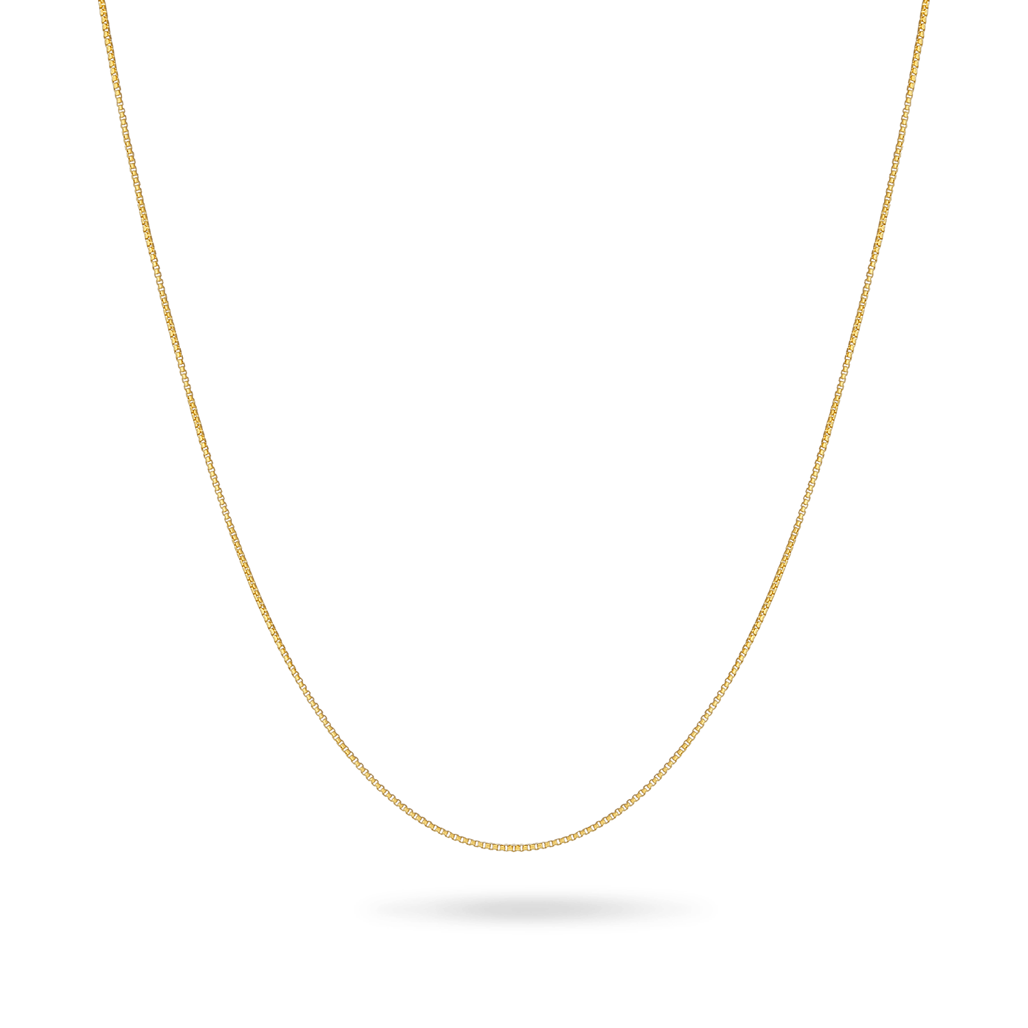 Adjustable Box Chain Necklaces IceLink-ATL Default Title  