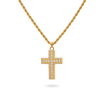 Amalfi Cross Necklaces IceLink-RAN Gold PVD  