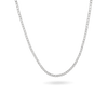 Amor Sui Adjustable Tennis Necklace Choker IceLink-ATL 14K White Gold Plated  