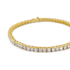 Amor Sui Classic Tennis Bracelet Bracelets IceLink-ATL 14K Gold Plated 6&quot; 