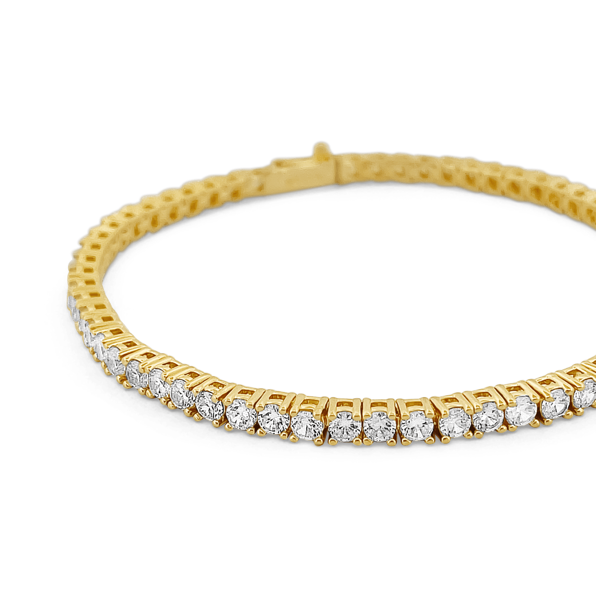 Amor Sui Classic Tennis Bracelet Bracelets IceLink-ATL 14K Gold Plated 6" 