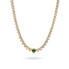 Amor Sui Emerald Tennis Necklace Choker IceLink-ATL   