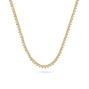 Amor Sui Heart Tennis Necklace Necklaces IceLink-ATL Default Title  