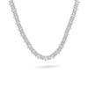 Amor Sui Marquise Necklace Choker IceLink-ATL 14K White Gold Plated  