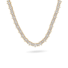 Amor Sui Marquise Necklace Choker IceLink-ATL 14K Gold Plated  