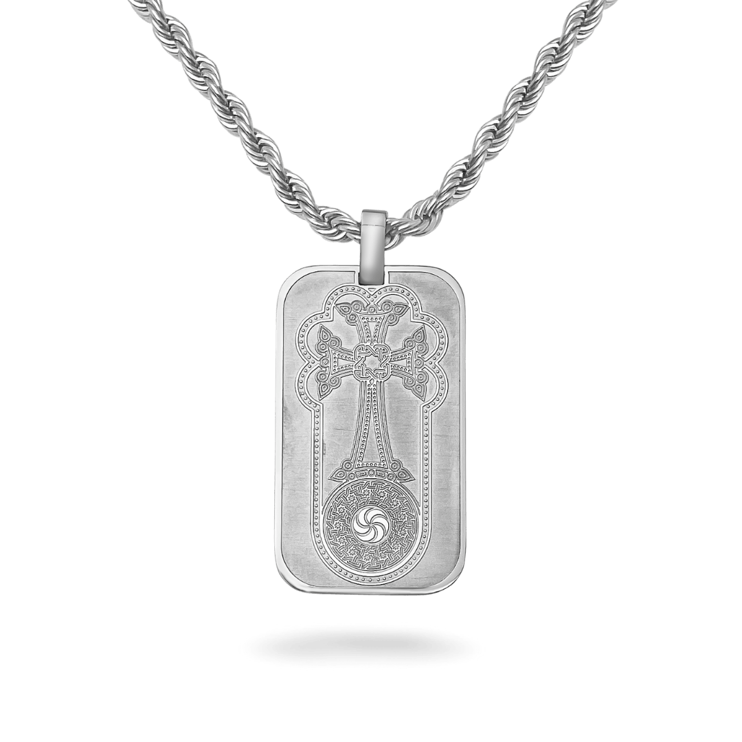 Armenian Cross Dog Tag - IceLink Armenian Cross Dog Tag - IceLink