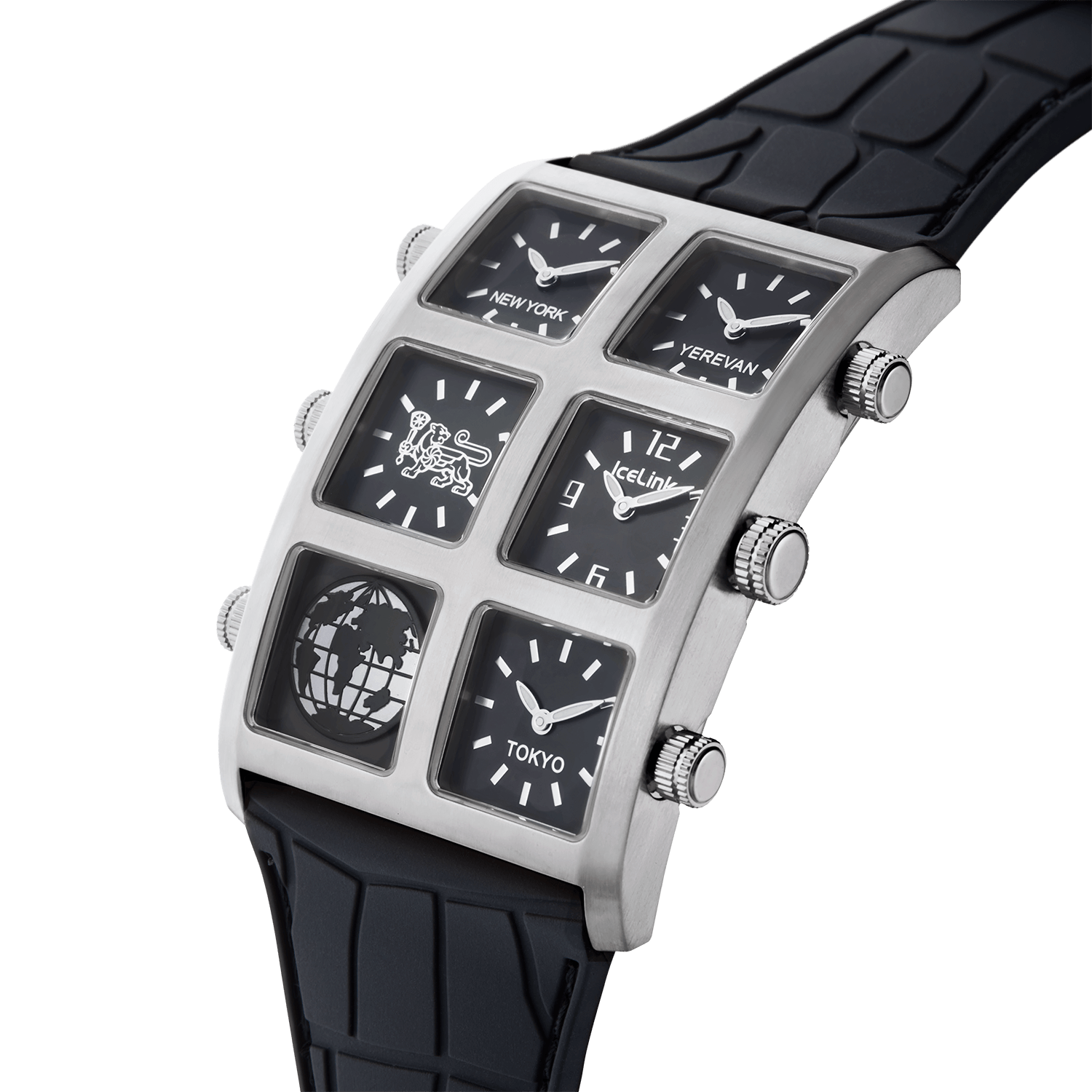 IceLink Generation 6TZ Davin Multi-Time Zone Watch IceLink Generation 6TZ Davin Multi-Time Zone Watch