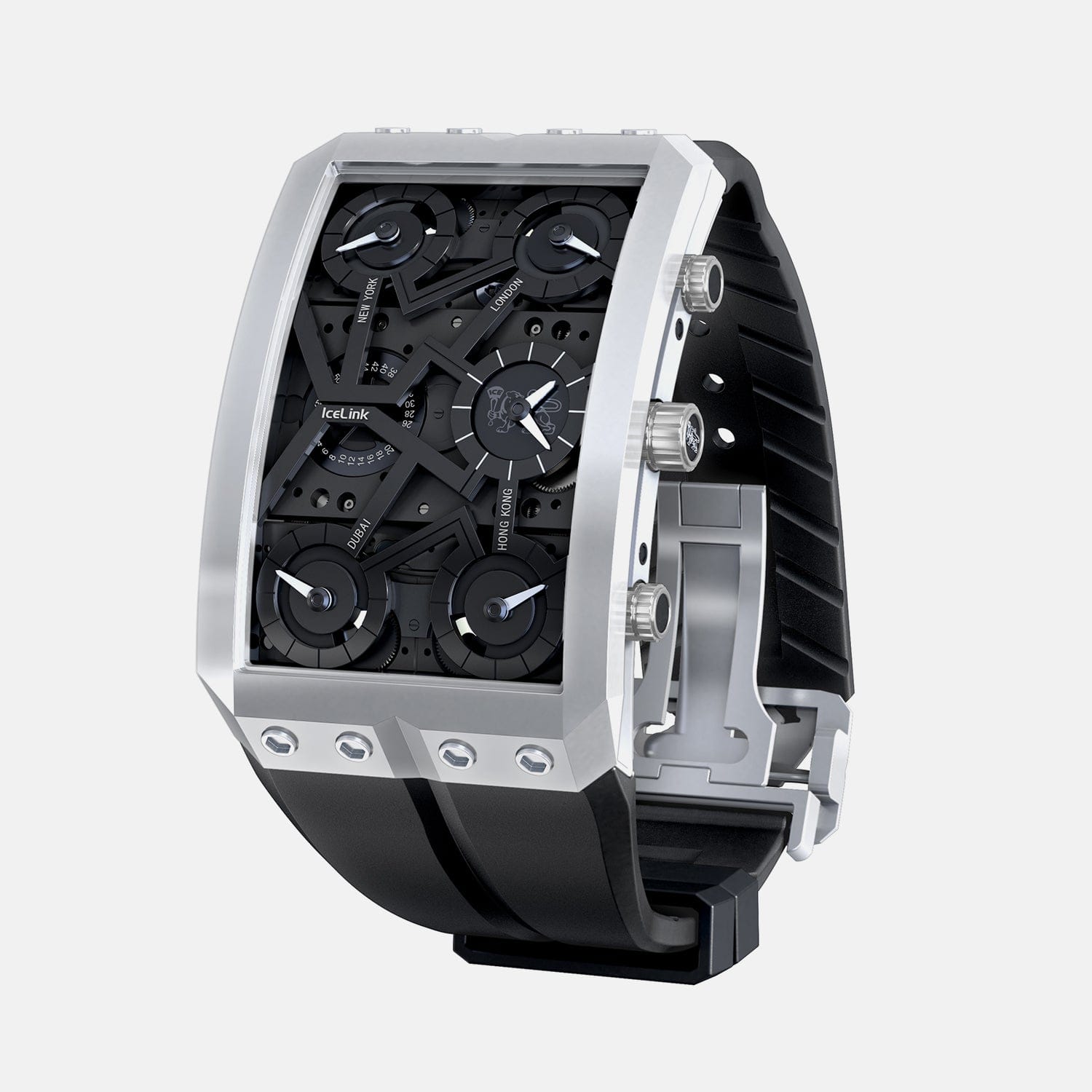 Buy Swiss Military Dom 2 Smart Watch Metal Strap (Silver) + Delta True  Wireless Headset (White) in Qatar - AlaneesQatar.Qa