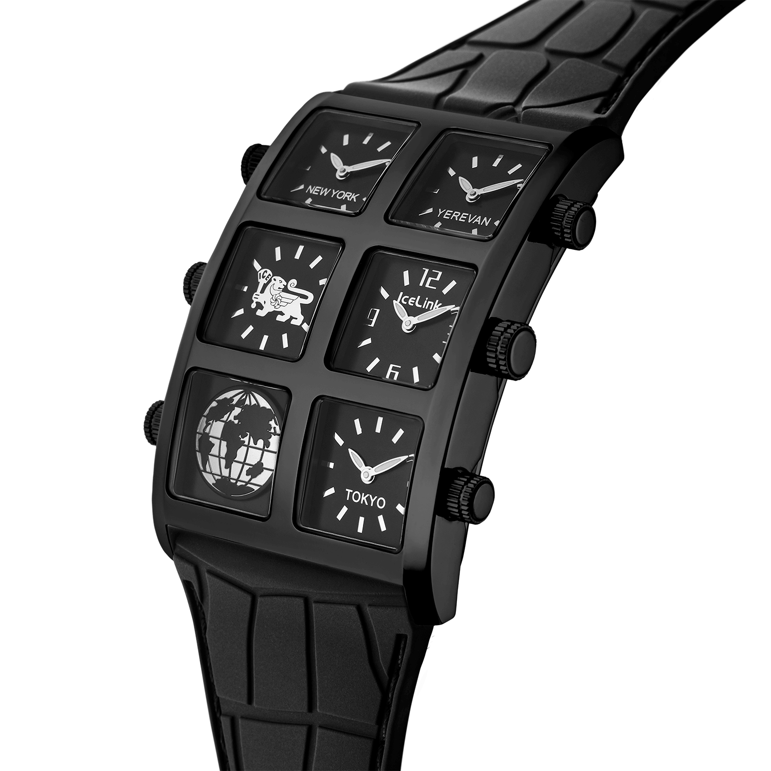 IceLink アイスリンク 腕時計 ジャンク品 6TIME ZONE V154 www