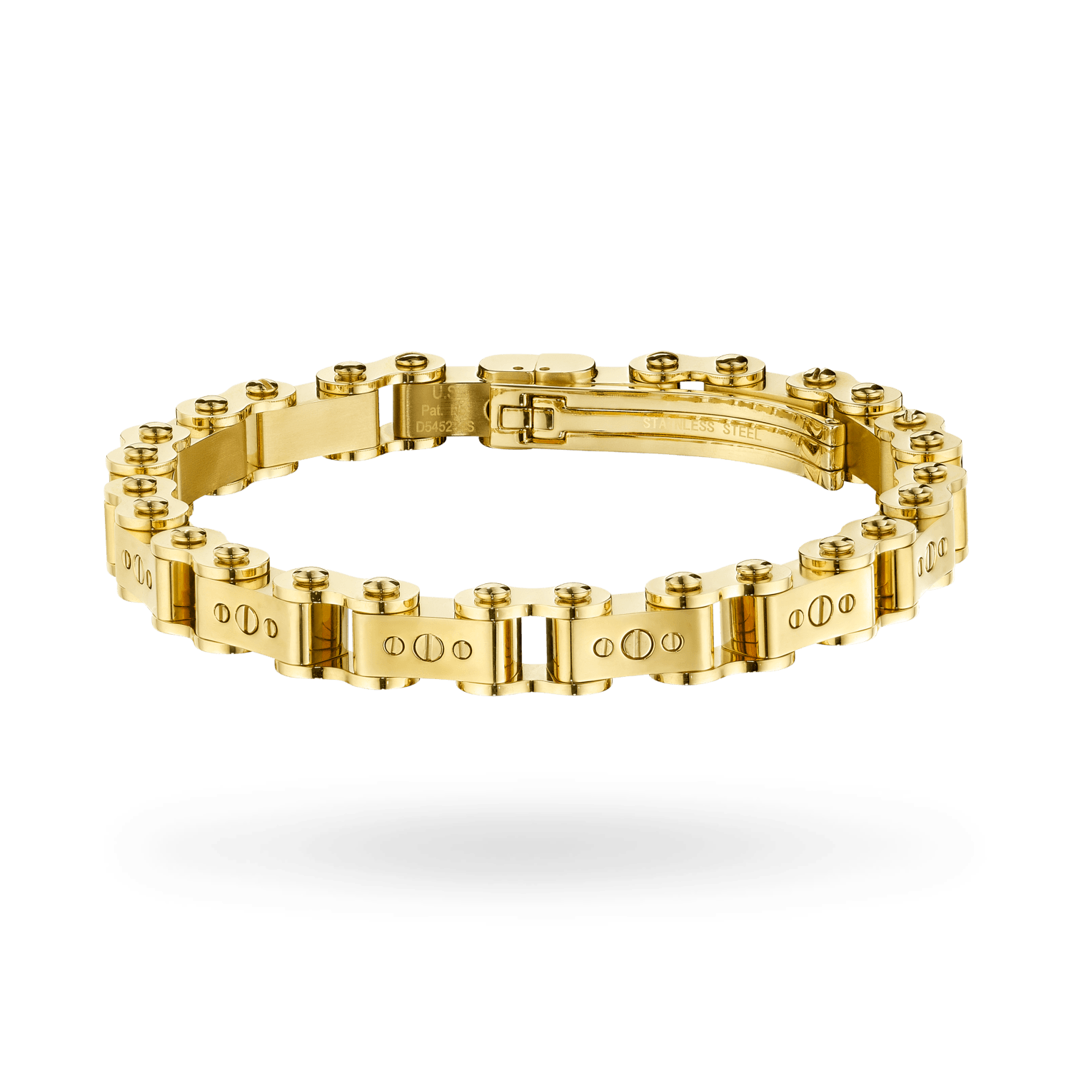 Gold 9.5mm Bicycle Bracelet Bracelets IceLink-ES   