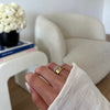 Gold Cuban Ring Rings IceLink-ATL   