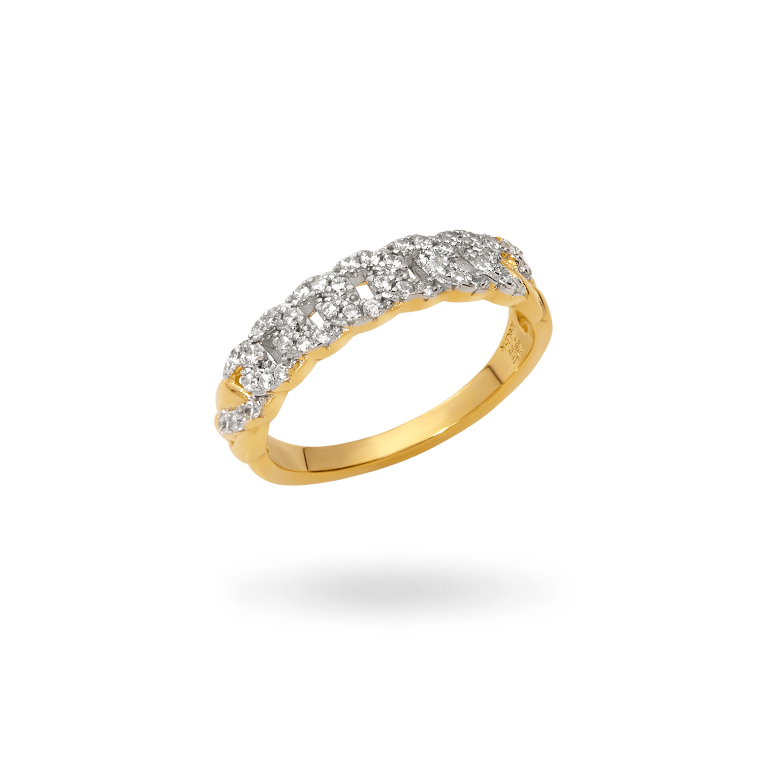 Gold Cuban Ring Rings IceLink-ATL 5  