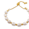 Gold Pearl Beaded Kids Bracelet Earrings IceLink-BL   