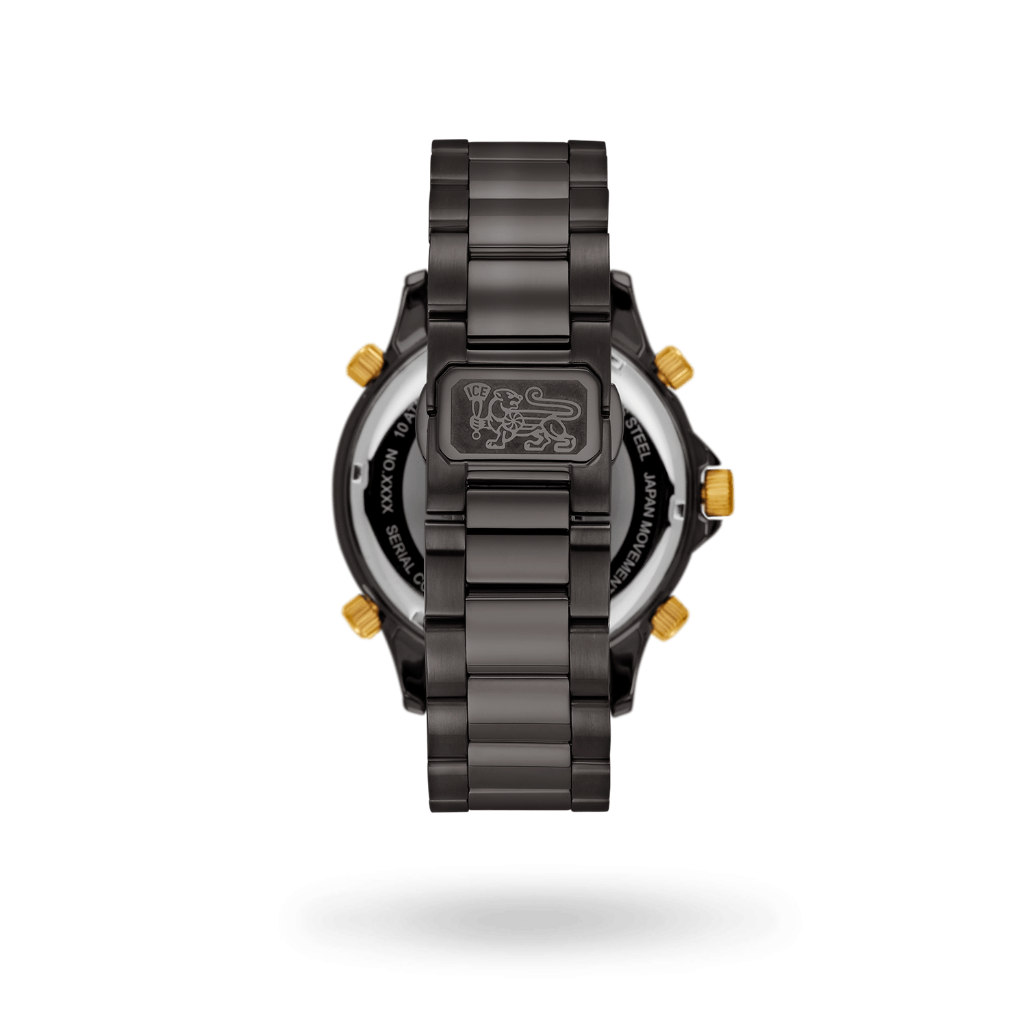 Marco Polo Black & Gold 5 Time Zone Watch - IceLink Marco Polo Black & Gold 5 Time Zone Watch - IceLink