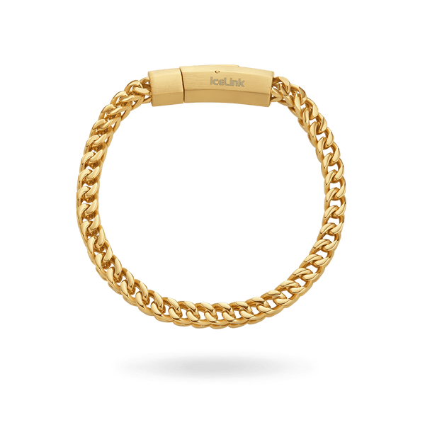 Men's Solid Gold Ice Link Chain | The Gold Gods
