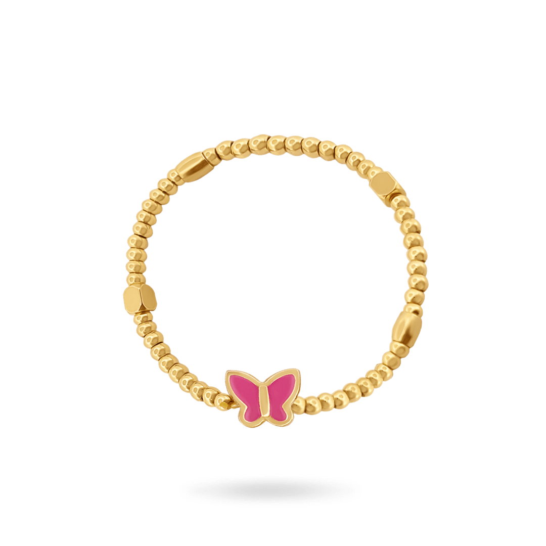 Pink Butterfly Kids Bracelet Bracelets IceLink-RAN   