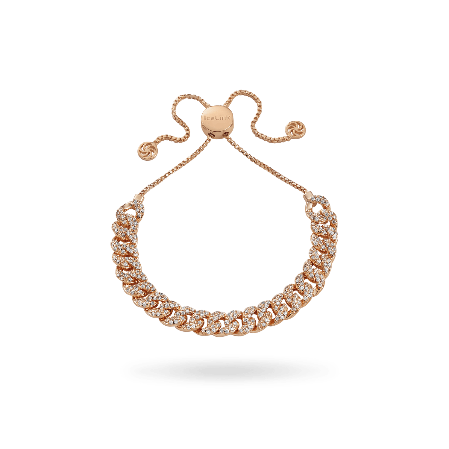 14K Diamond Armenian Initial Bracelet - IceLink