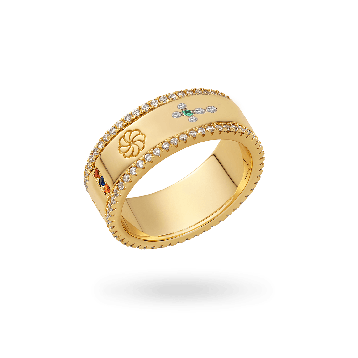 Amazon.com: LIU JUN Vikanda Thermogenic Moissanite Spinner Ring,  Thermogenic Moissanite Spinner Ring Moissanite Spinner Ring Single-Row  Diamond-Encrusted Rings Relieve Anxiety Stress (Silver/Gold#10) : Toys &  Games