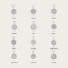 Silver Zodiac Paperclip Necklace Set (Sample Sale) Necklaces IceLink-RAN Capricorn (Dec 22-Jan 19)  