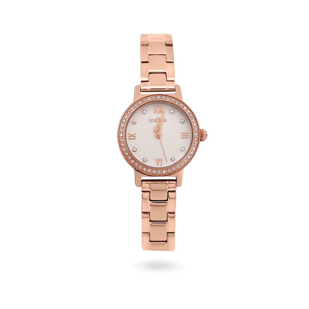 Uptown 23.5mm Rose Gold Diamond Watch Watches IceLink-TI   
