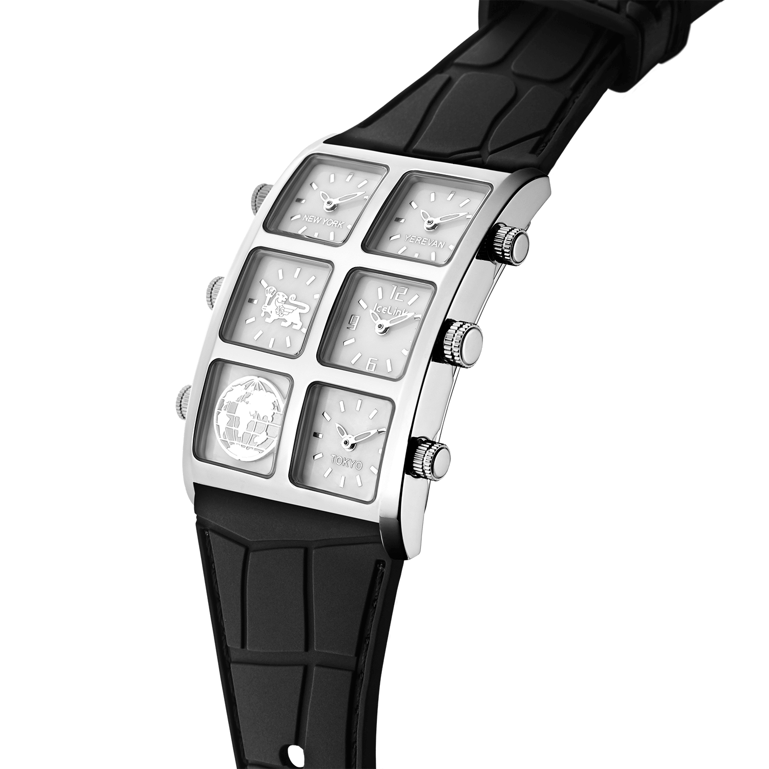 Buy IceLink Multi-Time Zone Watch | Stylish & Functional Buy IceLink Multi-Time Zone Watch | Stylish & Functional